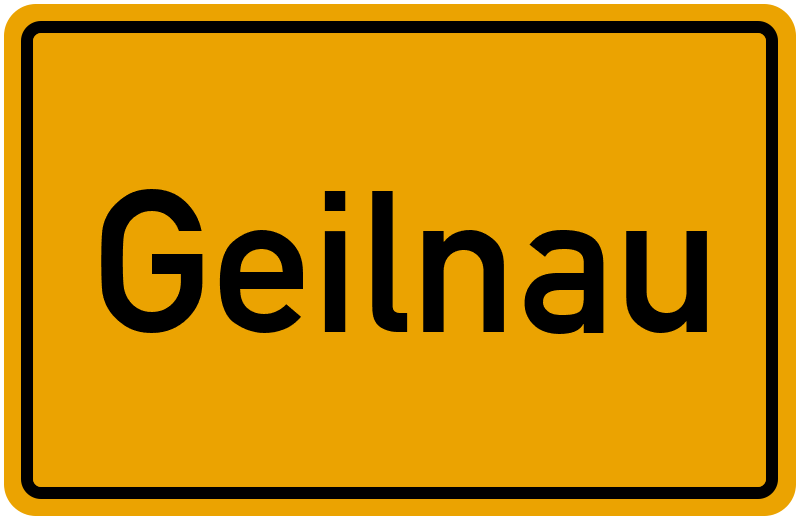 Ortsschild Geilnau