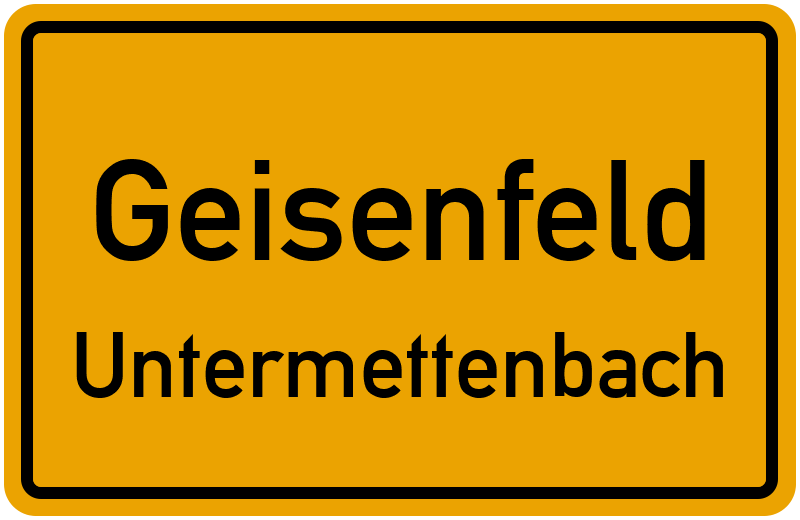 Ortsschild Geisenfeld