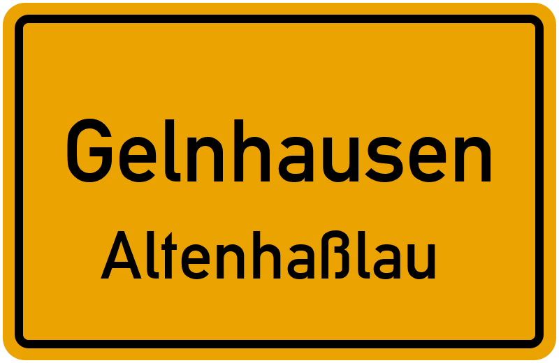 Ortsschild Gelnhausen