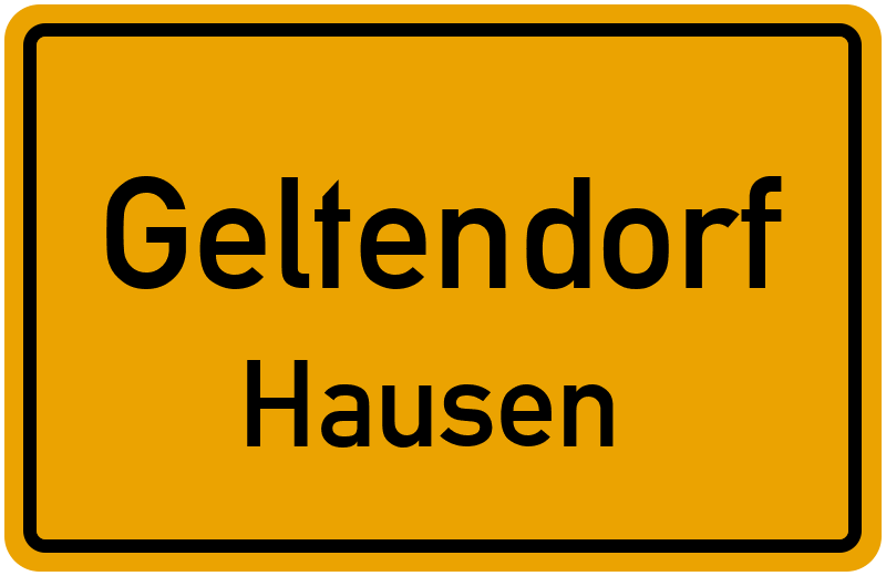 Ortsschild Geltendorf