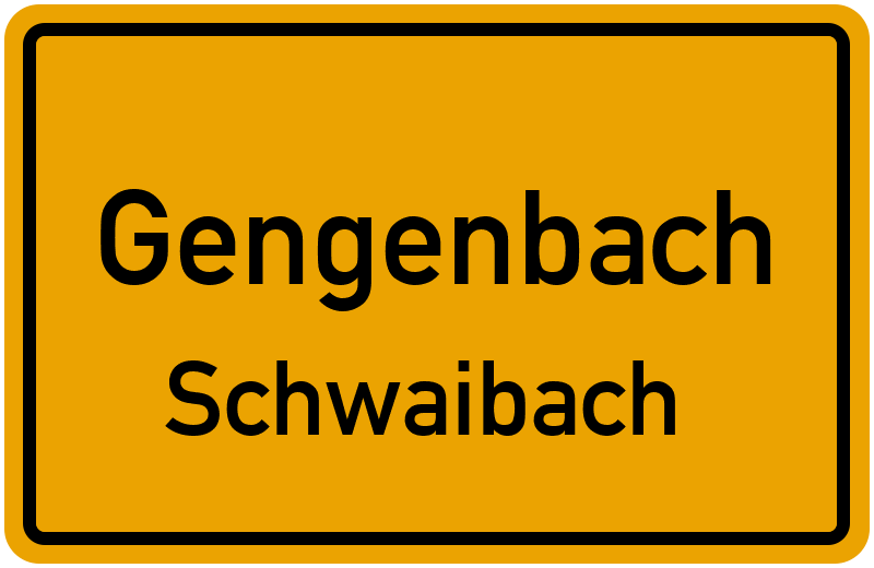 Ortsschild Gengenbach