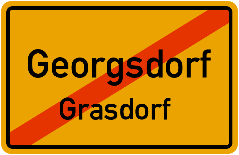 Ortsschild Georgsdorf