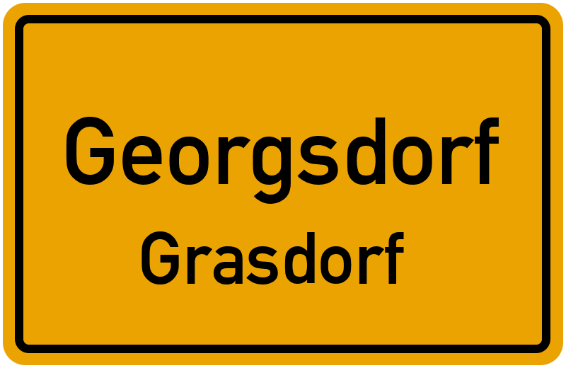 Ortsschild Georgsdorf