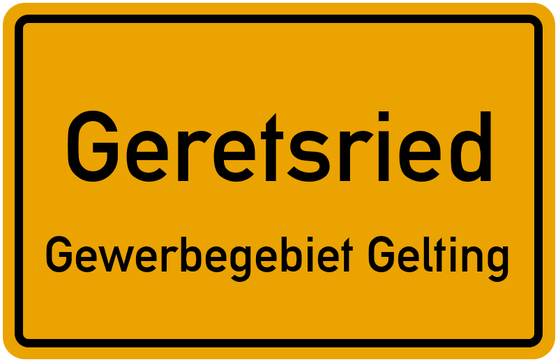 Ortsschild Geretsried