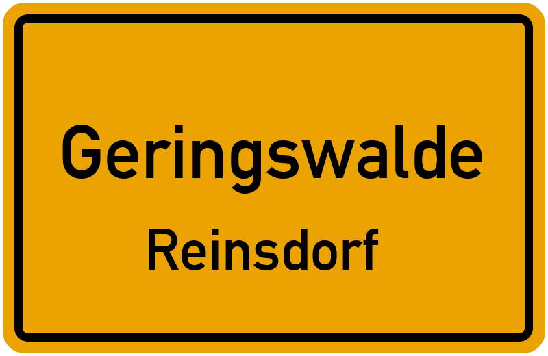 Ortsschild Geringswalde