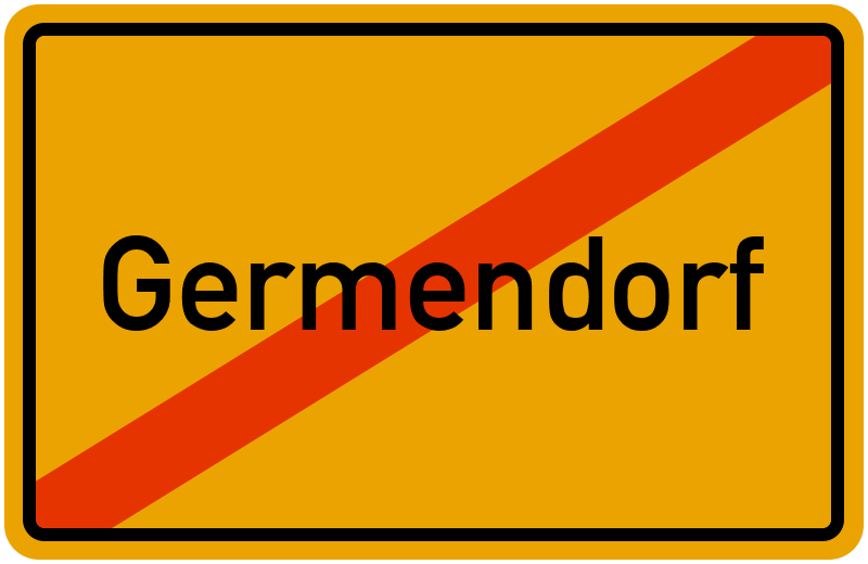 Ortsschild Germendorf