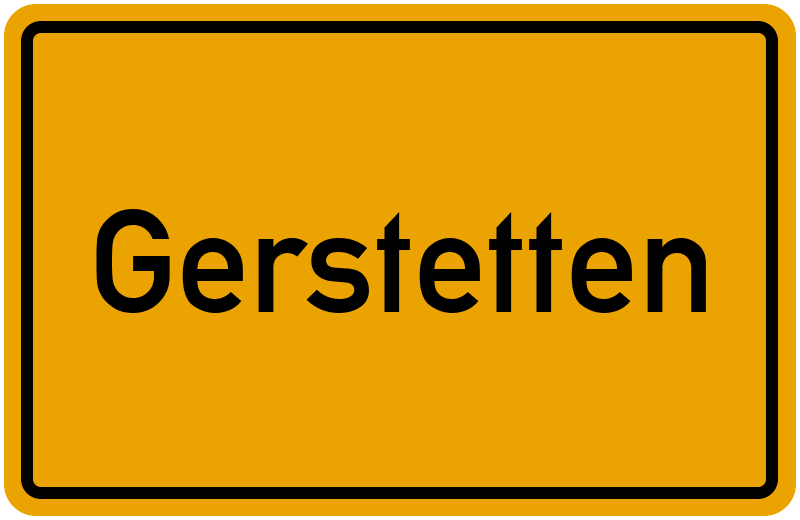 Ortsschild Gerstetten