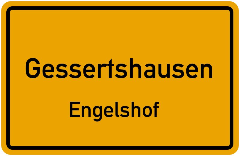 Ortsschild Gessertshausen