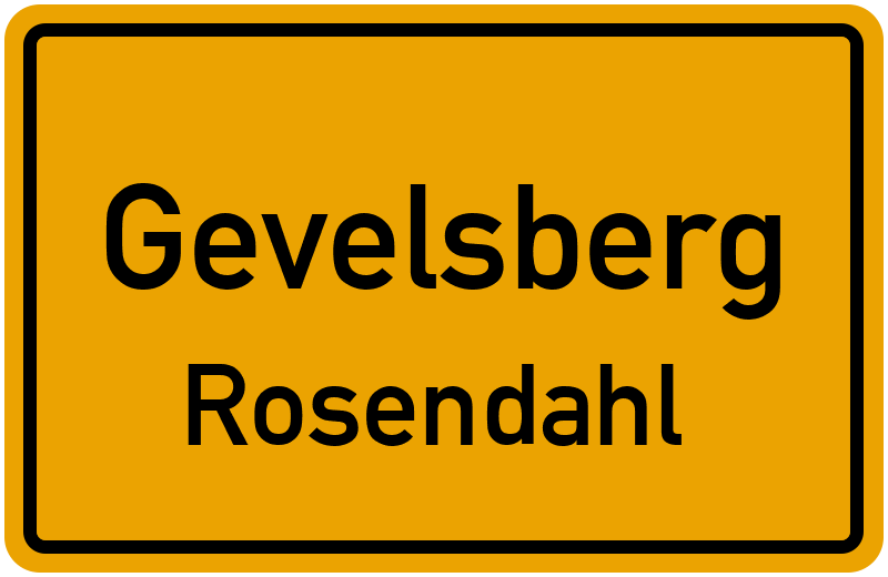Ortsschild Gevelsberg