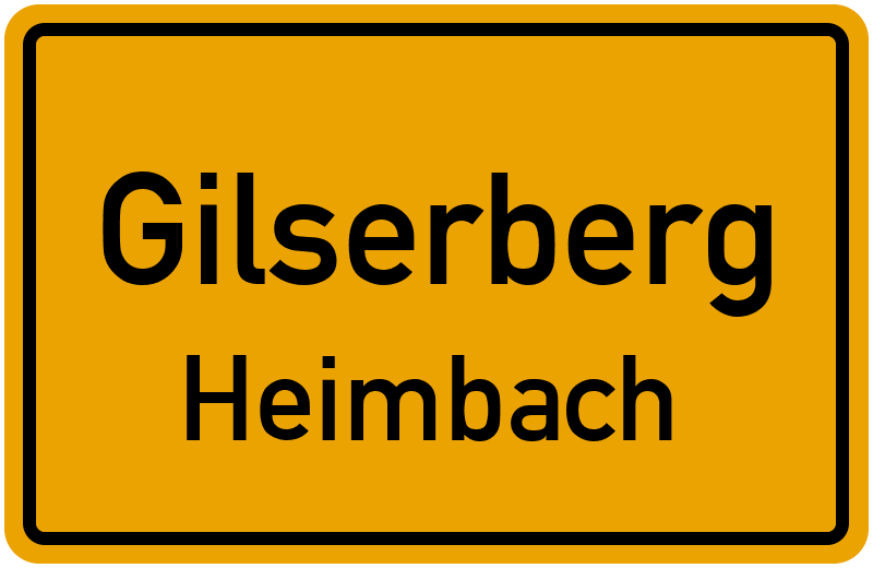 Ortsschild Gilserberg