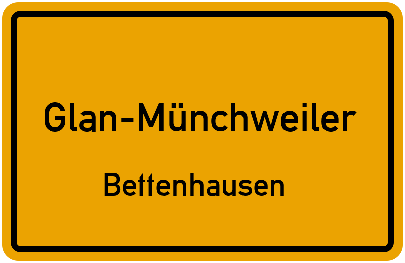 Ortsschild Glan-Münchweiler