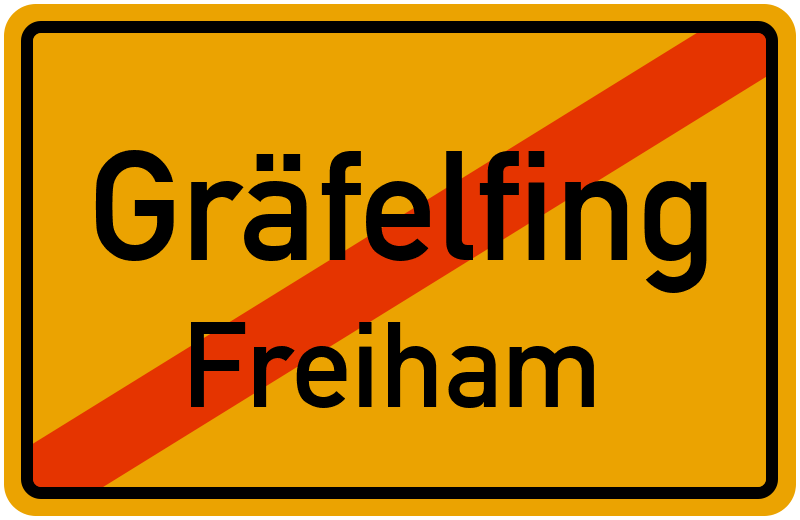 Ortsschild Gräfelfing