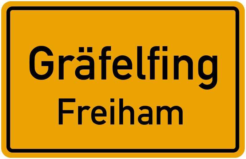 Ortsschild Gräfelfing