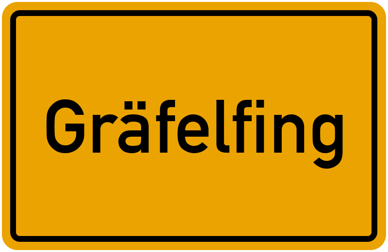 Ortsschild Gräfelfing