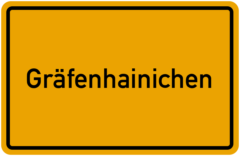 Ortsschild Gräfenhainichen