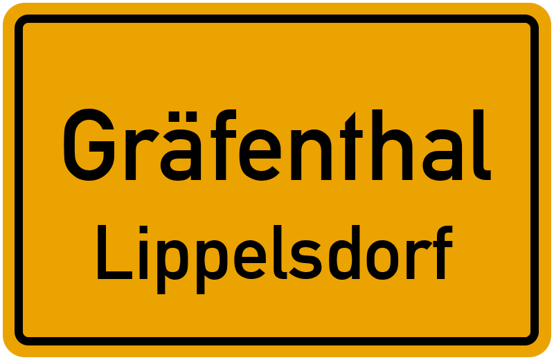 Ortsschild Gräfenthal
