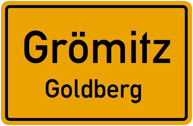 Ortsschild Grömitz