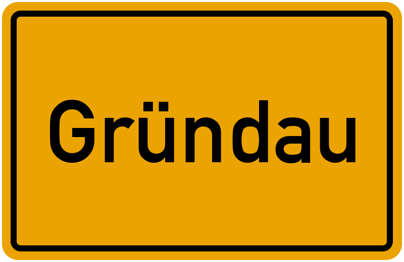 Ortsschild Gründau