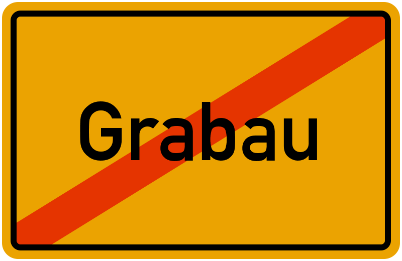 Ortsschild Grabau