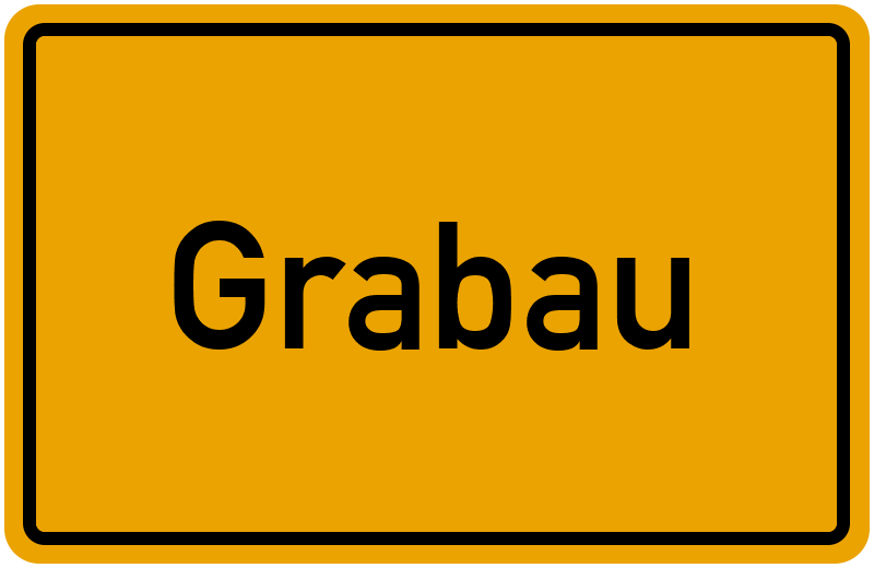 Ortsschild Grabau