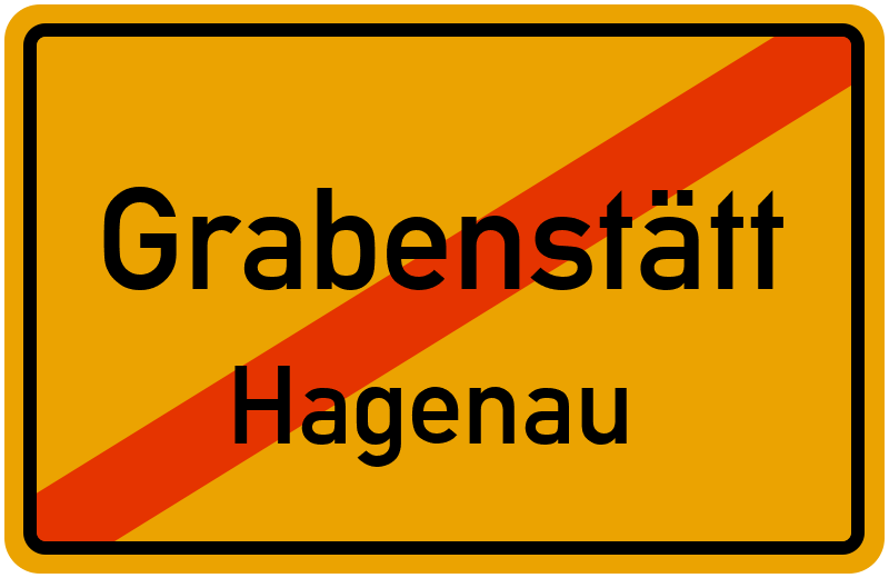 Ortsschild Grabenstätt
