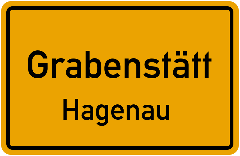 Ortsschild Grabenstätt