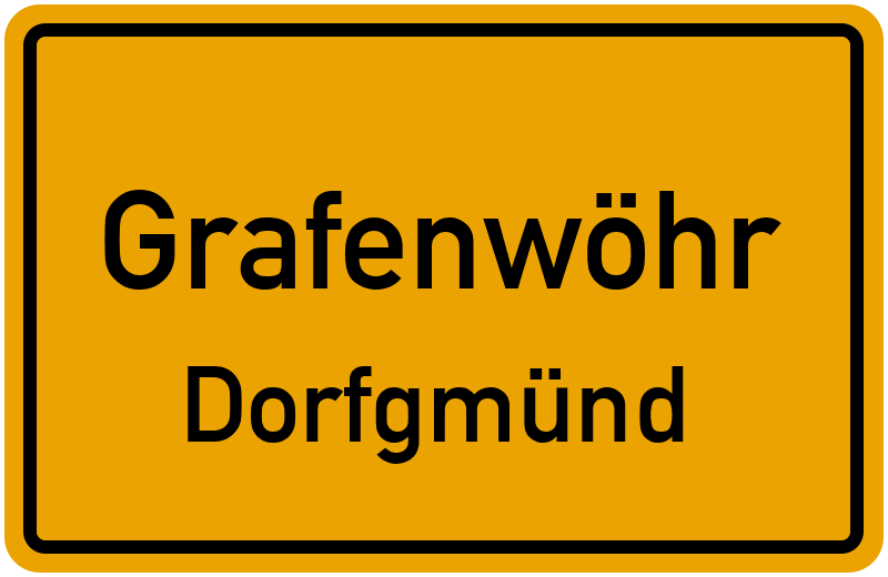 Ortsschild Grafenwöhr