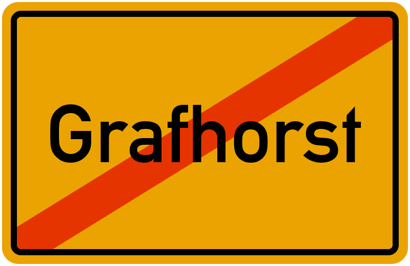 Ortsschild Grafhorst