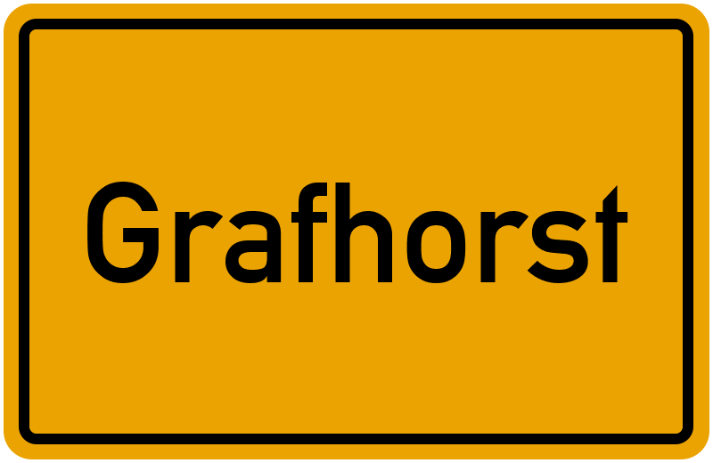 Ortsschild Grafhorst