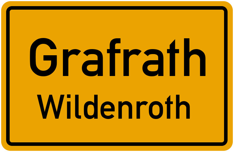 Ortsschild Grafrath