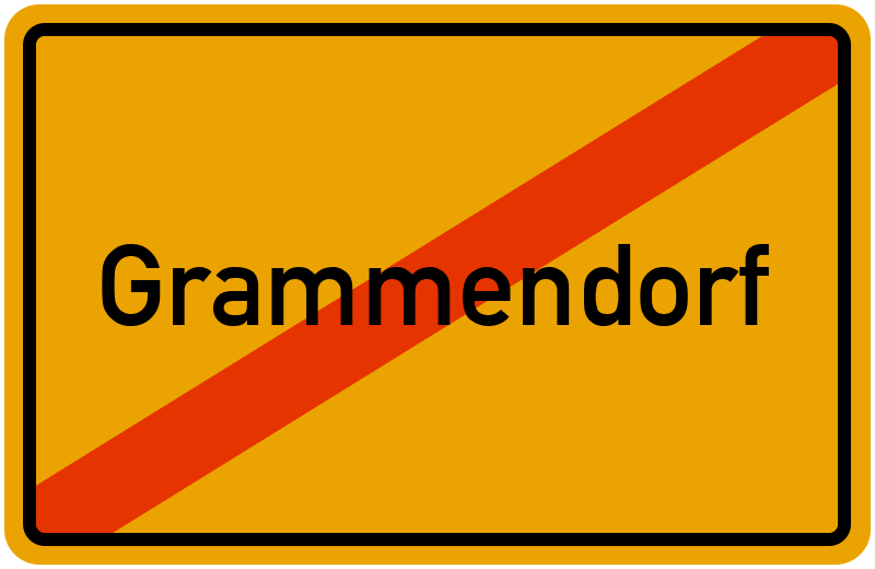 Ortsschild Grammendorf