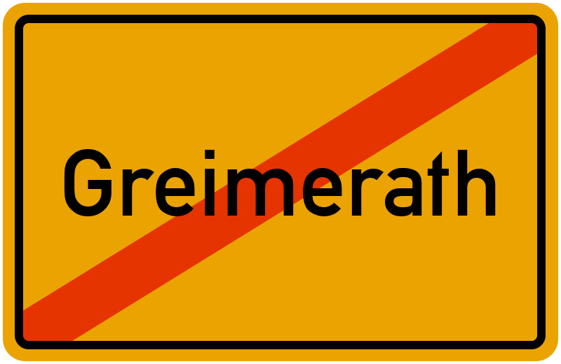 Ortsschild Greimerath