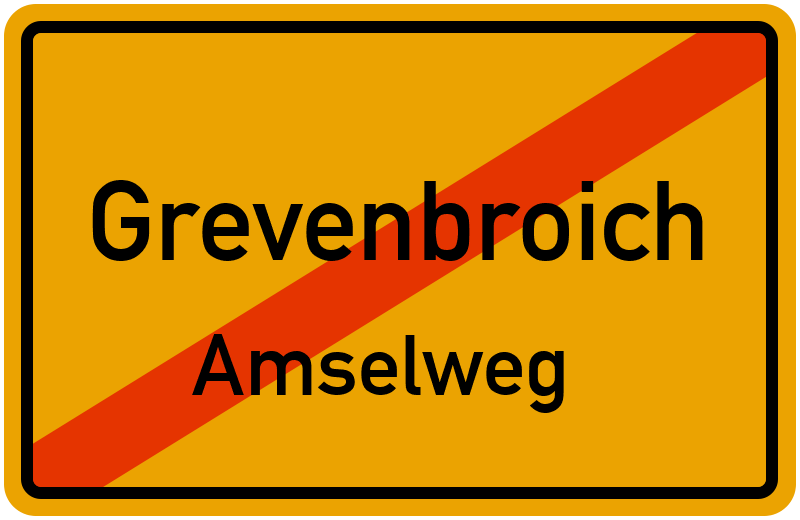 Ortsschild Grevenbroich