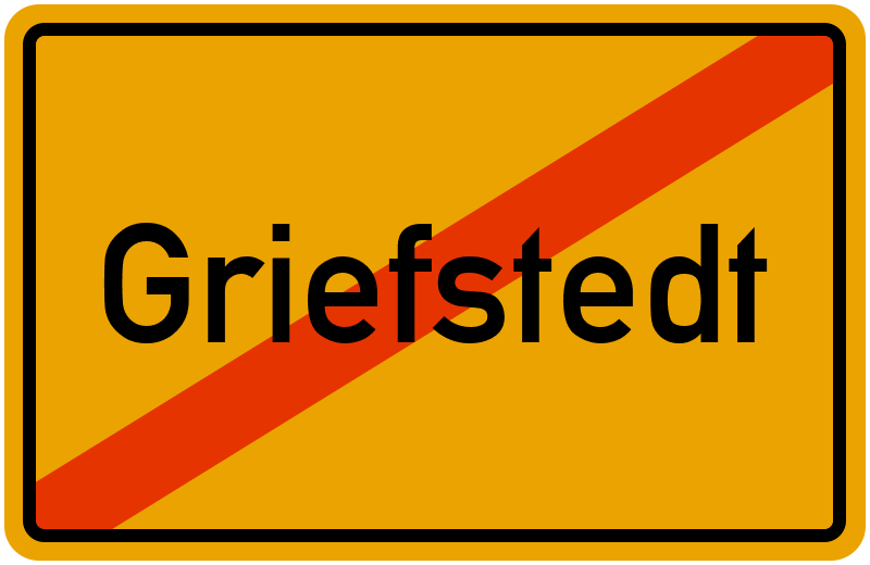 Ortsschild Griefstedt