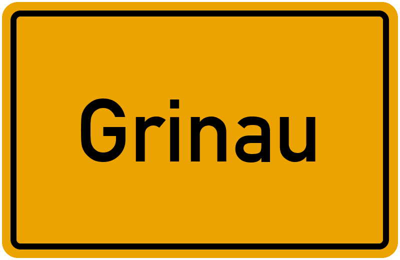 Ortsschild Grinau
