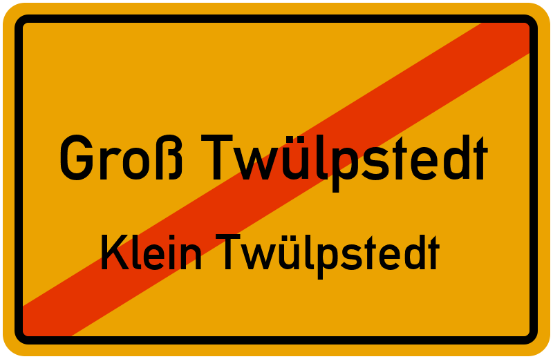 Ortsschild Groß Twülpstedt