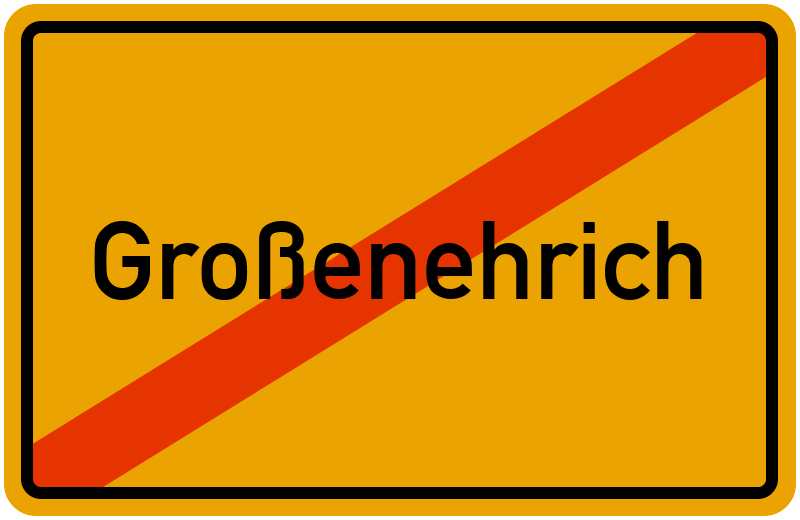 Ortsschild Großenehrich