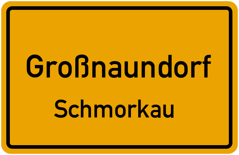 Ortsschild Großnaundorf