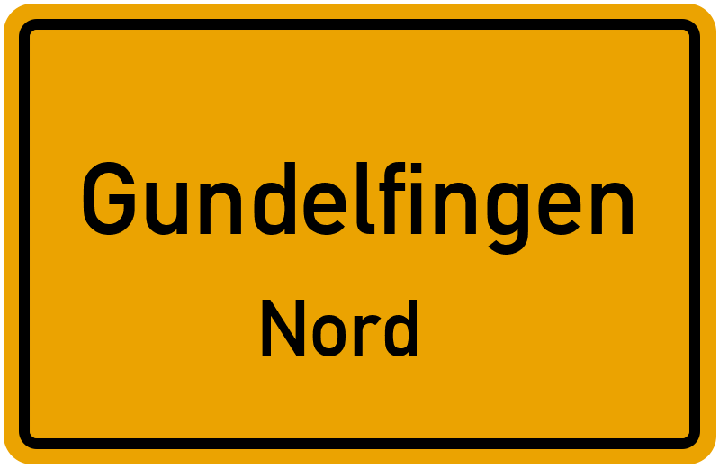 Ortsschild Gundelfingen