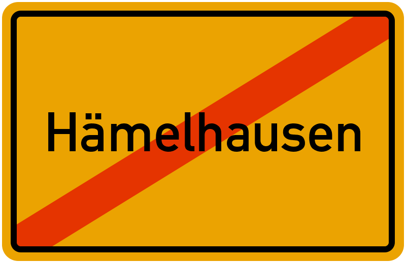 Ortsschild Hämelhausen