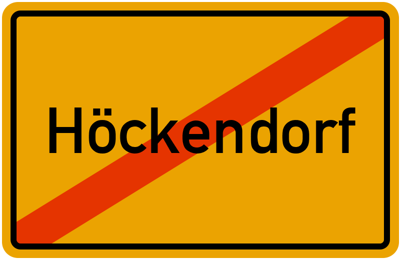 Ortsschild Höckendorf