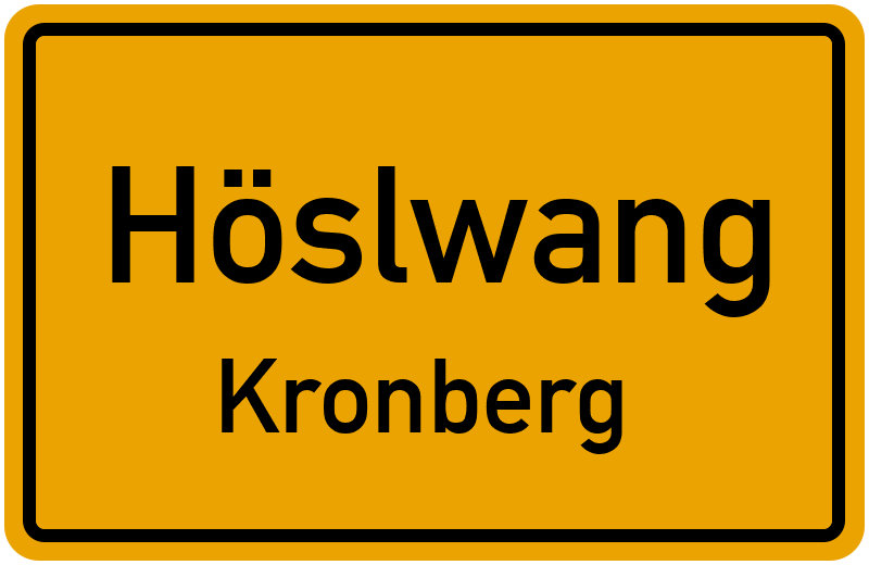 Ortsschild Höslwang