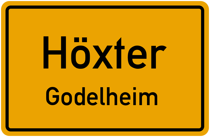 Ortsschild Höxter