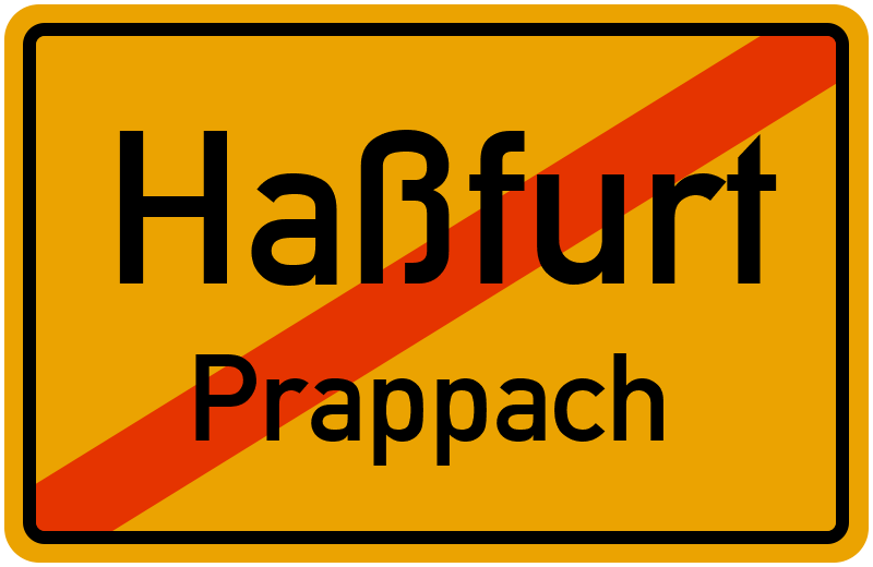 Ortsschild Haßfurt