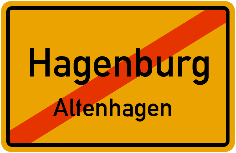 Ortsschild Hagenburg