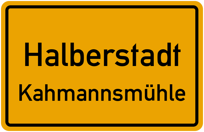 Ortsschild Halberstadt