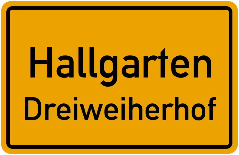 Ortsschild Hallgarten