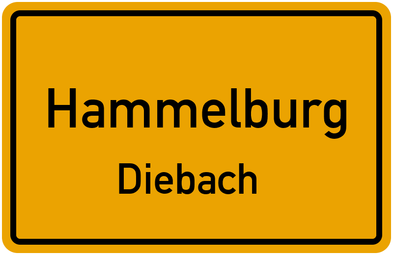 Ortsschild Hammelburg