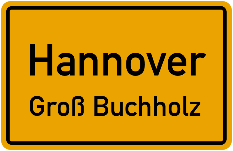 Ortsschild Hannover