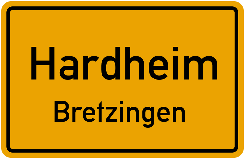 Ortsschild Hardheim